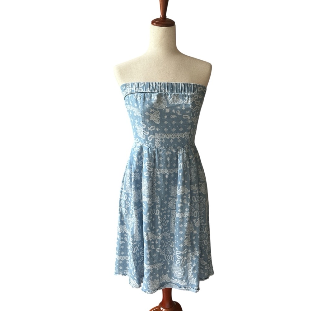 Zara strapless tube top dress